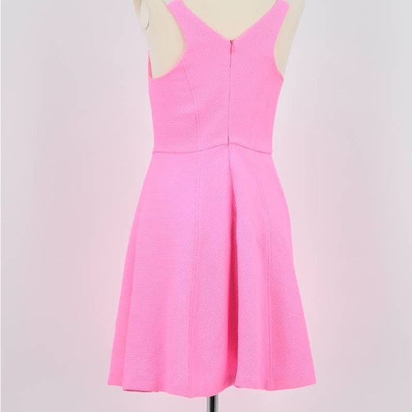 Sandro pink fit-and-flare sleeveless a-line mini dress - size 1 (Small) - Picture 4 of 6